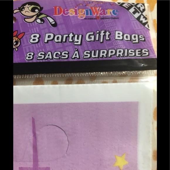 Two Never Opened Vintage Packs of 8 Powerpuff Girls Party Gift Bags. 6.5”x9” - Picture 2 of 4